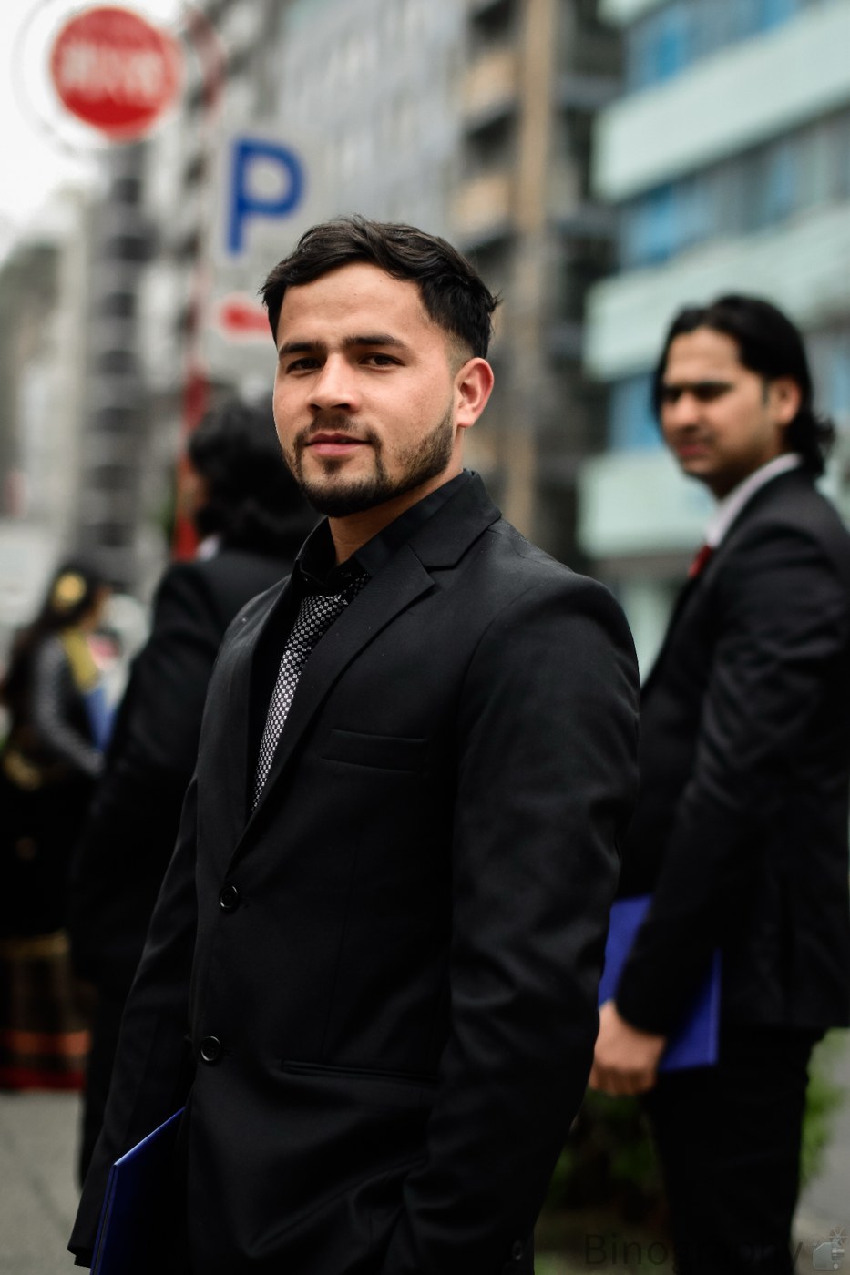 Binod Singh Pujara, Civil Engineer, in formal attire